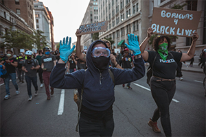 Black Lives Matter Protest, Washington, D.C., 2020. Photo by Yash Mori